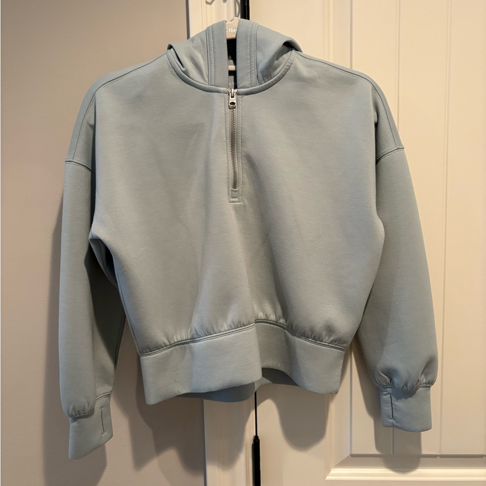 Abercrombie Kids Blue Quarter-Zip Pullover